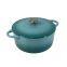 Wholesale Enameled Cast Iron Covered Round Cocotte