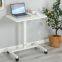 Pneumatic Office Laptop Desk Rolling Adjustable Table Computer Mobile Stand