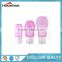 Silicone Travel Toiletry Bottles TSA Approved Squeezable Refillable Travel Containers For Shampoo Conditioner Lotion To