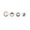 12mm 15mm 17mm 20mm Four Parts Metal Brass Fastener Press Snap Button for Clothes Jacket