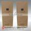 high quality kraft paper bag with window,resealable stand up kraft paper with zipper,brown or white kraft paper package bag