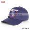 high quality printed green 6 panel fitted baseball hat