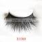 mink fur extensions eyelashes 100% 3D mink fur eyelashes ,custom logo packages