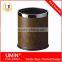 Waste Paper Bin with Imitation Leather Cover