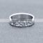 2016 Stainless Steel Custom Cut-out Some Alphabets Link Band Ring