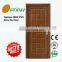 Zhejiang mdf wooden pvc flat door bathroom kitchen office door