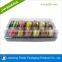 Disposable Clear plastic macaron packaging Made in China