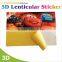 2016 3D printing PP sticker,3D motion sticker, flip lenticular sticker                        
                                                Quality Choice