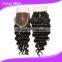 brazilian natural part hair weaving closure piece