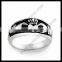 stainless steel Ladies Claddagh Knot Band Ring                        
                                                                                Supplier's Choice