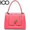 2016 high quality 100% real ladies leather handbag