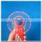 Flashing mini led handheld fan for promotion