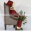 XM-CH1550 32 inch lighted santa claus sitting on chair