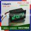 0.56" Green Red Blue LED Waterproof DC Voltmeter 12 Volt Battery Meter 2.5-30V DC Auto Gauge Digital Voltmeter