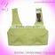 Fashion Design Young Girls Seamless Bonded Sport Bra with removeable Pad