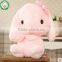 Hot selling new design funny lovely short plush rabbit toy