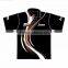 Black full sublimated polo shirt for man dark blue