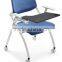 China wholesale metal conference folding chair with writing pad for office-1795D folding chair parts