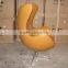 leisure fiberglass swivel egg chair