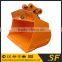 China made tilting mud bucket for excavator