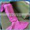 Handmade Knitted Mermaid Tail Blanket Crochet Wrap Mermaid Blanket Crochet Pattern