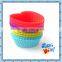 the liners 5 pcs pack silicon cake cups Silicone Baking Cups,Cupcake Liners