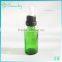 2014 new product 5-100ml liquid medicine green glass bottles with screw cap for pill