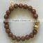 Fashion Natural Turquoise Beads Strand Bracelet
