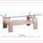 new fashion dining table wooden bases for glass tops