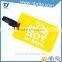 Travel items soft PVC luggage tag wholesale, hang tag for promotion gift
