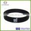 Manufacturer bar code silicone wristbands vinyl for men