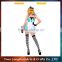 2016 Top quality women party dance costume sexy maid costume with gloves