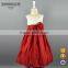 2016 new model girl dress have blue/pink/red color boutique girls dresses for 2-16yrs old party girls one piece dress                        
                                                Quality Choice