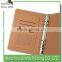 Embossed Journal Cardboard Cover Customized Insert Sheet Spiral Notebook