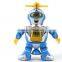 Electronic Walking Dancing Blue Robot Kids Music Light Toys/Custom Education Walking Dancing Robot Kids Music Light Toys