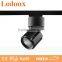 360degree rotate for shop adjustable led track spot light 9w/15w/23w/30w optional 15/24/38/60degree lens anti-galre