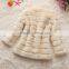 white winter thick coat, faux fur girl clothes wholesale