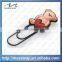 lovely promotion custom 3D duck shape rubber soft PVC bookmark