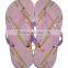 2015 popular cheap summer hot sale flower flip flop of flip flops design