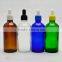 large electronic smoke oil bottle 100ml colored glass bottles wholesale