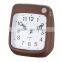 Cute design Desktop white alarm Clock with Crescendo Beep sound