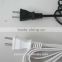 PSE approval 2 pin JET 2*0.75mm2 flat iron power cord                        
                                                                                Supplier's Choice