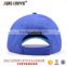 100% Cotton Blue 6 Panel Baseball Cap Hat Headwear
