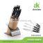 Manufacture High Quality 6-Piece Stainless Steel Knife Block Set