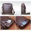 Compact Leisure Man Bag Genuine Leather Well Hold I PDA Mini Good Quality Metal
