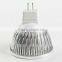 mr16 4w AC85-265v cob led spot light silver shell