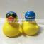 Waterproof weighted duck cool sunglass floating toy