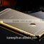 Wholesale  for iphone 6 bumper case , Gold aluminum Bumper phone case for iphone 6, for iphone 6 metal bumper mirror case
