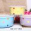 2015 popular ceramic mixing bowl set with lids