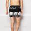 custom design elastic bandwaist with drawstring mens swimsuit/plain for shorts men
